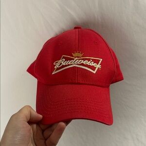 Anheuser Busch Red Budweiser Hat